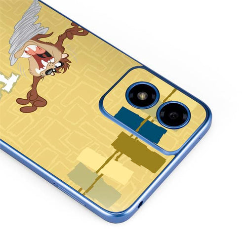 Looney Tunes Tasmanian Devil Swirl Cream Moto G Play 4G (2024) Skin
