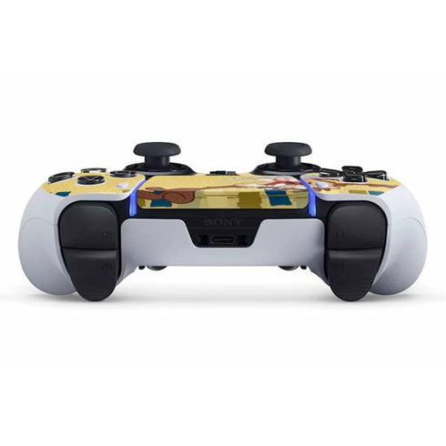 Looney Tunes Tasmanian Devil Swirl Cream PS5 DualSense Edge Pro Controller Skin