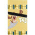 Looney Tunes Tasmanian Devil Swirl Cream PS5 Pro Console Skin
