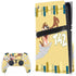 Looney Tunes Tasmanian Devil Swirl Cream PlayStation PS5 Skins
