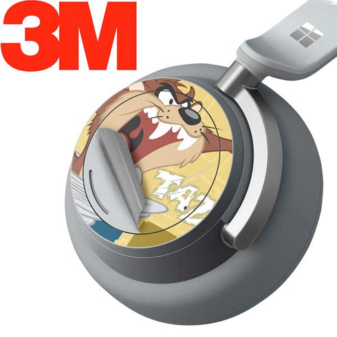 Looney Tunes Tasmanian Devil Swirl Cream Surface Headphones Skin