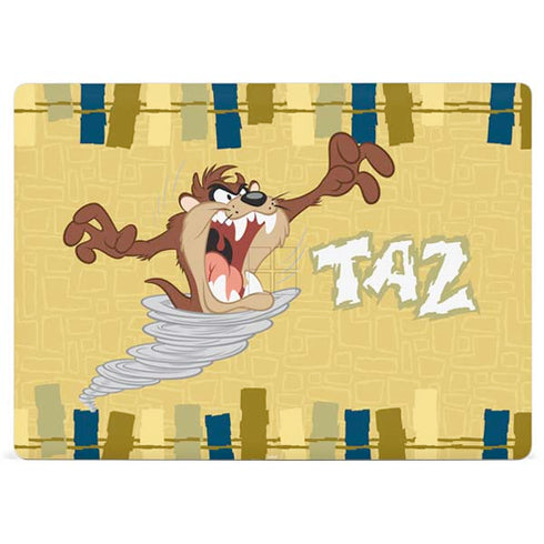 Looney Tunes Tasmanian Devil Swirl Cream Surface Laptop 2 Skin
