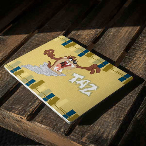 Looney Tunes Tasmanian Devil Swirl Cream Surface Laptop 2 Skin