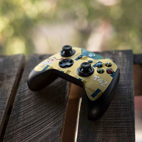 Looney Tunes Tasmanian Devil Swirl Cream Xbox One Controller Skin