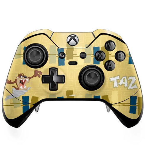 Looney Tunes Tasmanian Devil Swirl Cream Xbox One Elite Controller Skin