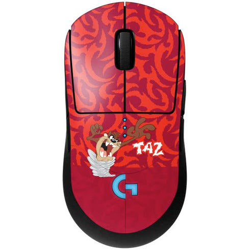 Looney Tunes Tasmanian Devil Swirl G Pro Wireless Gaming Mouse Skin