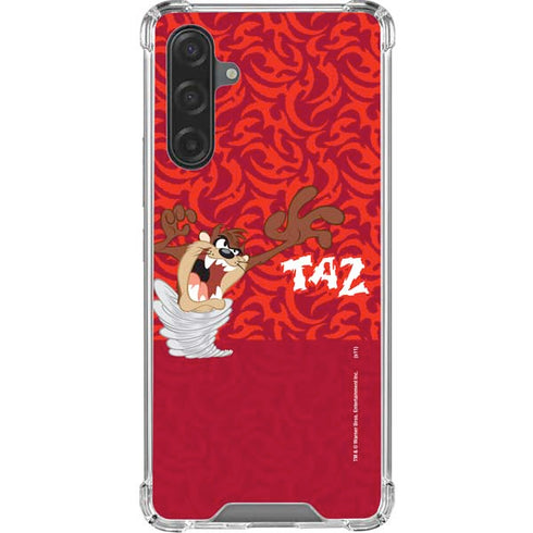 Looney Tunes Tasmanian Devil Swirl Galaxy A17 Clear Case