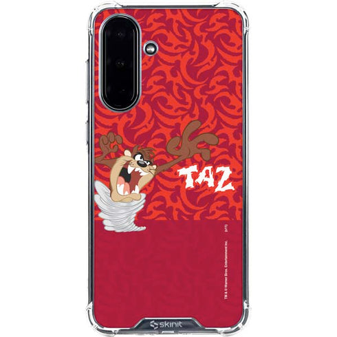 Looney Tunes Tasmanian Devil Swirl Galaxy A36 5G Clear Case