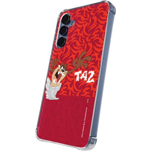 Looney Tunes Tasmanian Devil Swirl Galaxy A55 5G Clear Case