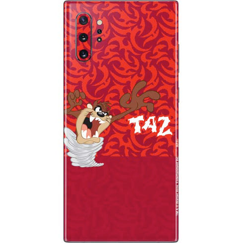 Looney Tunes Tasmanian Devil Swirl Galaxy Note 10 Plus Skin