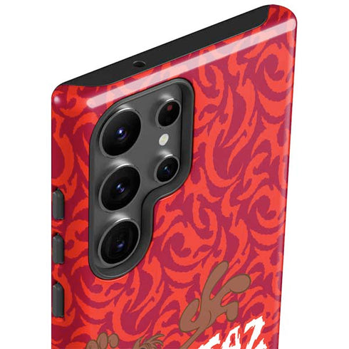 Looney Tunes Tasmanian Devil Swirl Galaxy S23 Ultra Pro Case