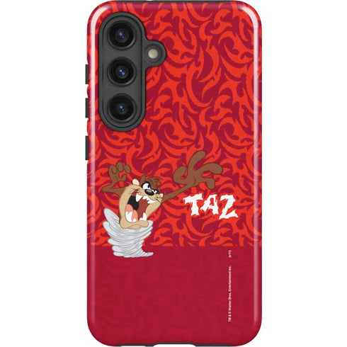 Looney Tunes Tasmanian Devil Swirl Galaxy S25 Impact Case
