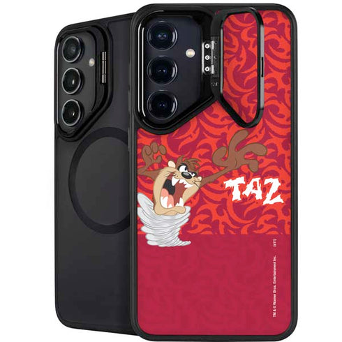 Looney Tunes Tasmanian Devil Swirl Galaxy S25 Plus Kickstand Case