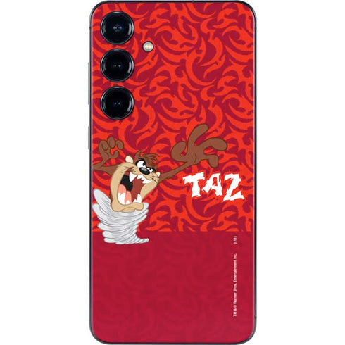 Looney Tunes Tasmanian Devil Swirl Galaxy S24 Plus Skin