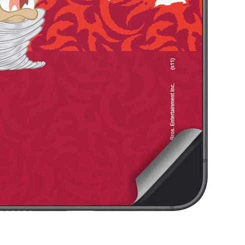 Looney Tunes Tasmanian Devil Swirl Galaxy S25 Skin
