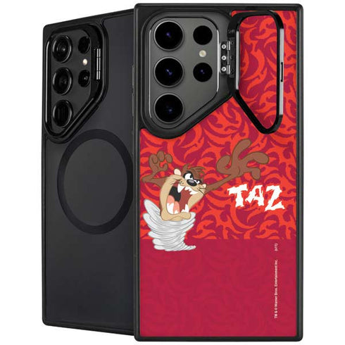Looney Tunes Tasmanian Devil Swirl Galaxy S24 Ultra Kickstand Case