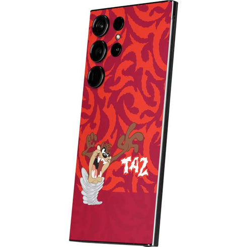 Looney Tunes Tasmanian Devil Swirl Galaxy S25 Ultra Skin