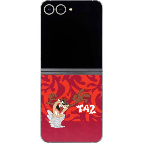 Looney Tunes Tasmanian Devil Swirl Galaxy Z Flip6 Skin