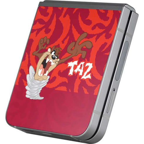 Looney Tunes Tasmanian Devil Swirl Galaxy Z Flip6 Skin