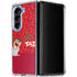 Looney Tunes Tasmanian Devil Swirl Galaxy Z Fold5 5G Clear Case