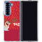 Looney Tunes Tasmanian Devil Swirl Galaxy Z Fold6 Clear Case