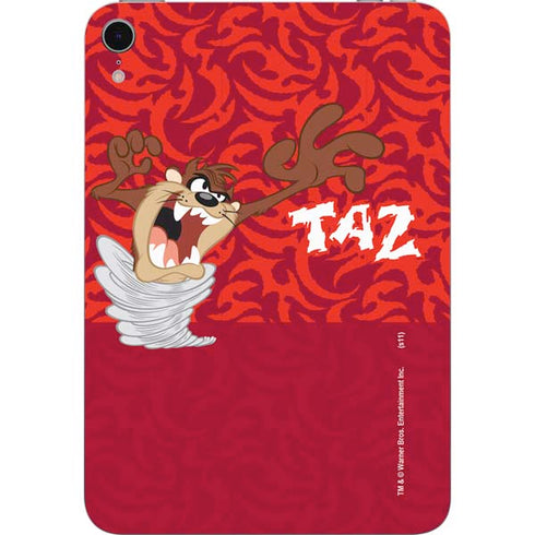 Looney Tunes Tasmanian Devil Swirl Apple iPad Mini Skin