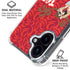 Looney Tunes Tasmanian Devil Swirl iPhone 16 Plus Clear Case
