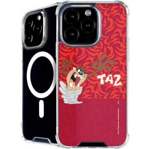 Looney Tunes Tasmanian Devil Swirl iPhone 16 Pro MagSafe Case