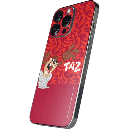 Looney Tunes Tasmanian Devil Swirl iPhone 16 Pro Max Skin