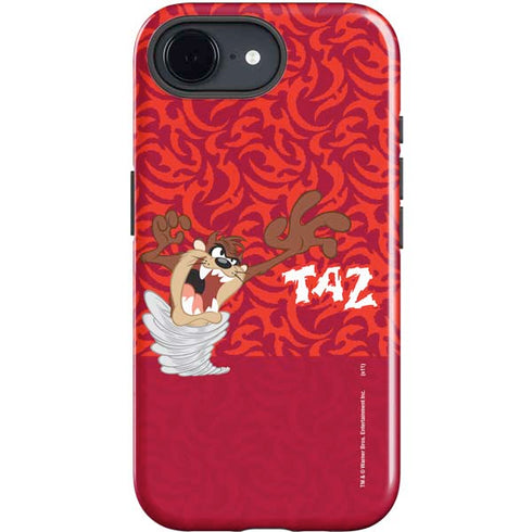Looney Tunes Tasmanian Devil Swirl iPhone 16e Impact Case