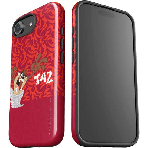 Looney Tunes Tasmanian Devil Swirl iPhone 16e Impact Case