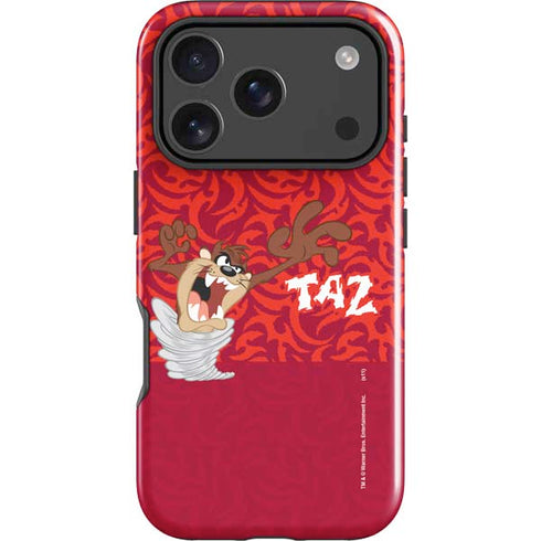 Looney Tunes Tasmanian Devil Swirl iPhone 18 Pro Impact Case