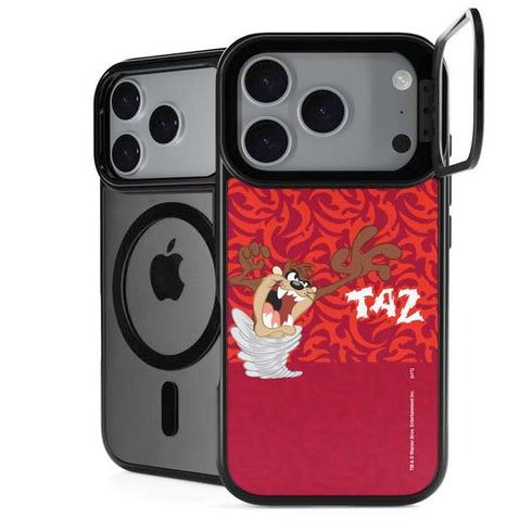 Looney Tunes Tasmanian Devil Swirl iPhone 18 Pro Kickstand Case