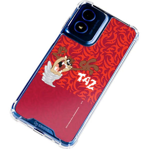 Looney Tunes Tasmanian Devil Swirl Moto G 5G (2024) Clear Case