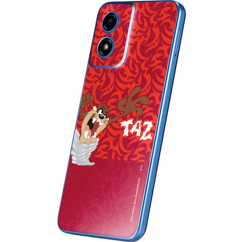 Looney Tunes Tasmanian Devil Swirl Moto G Play 4G (2024) Skin