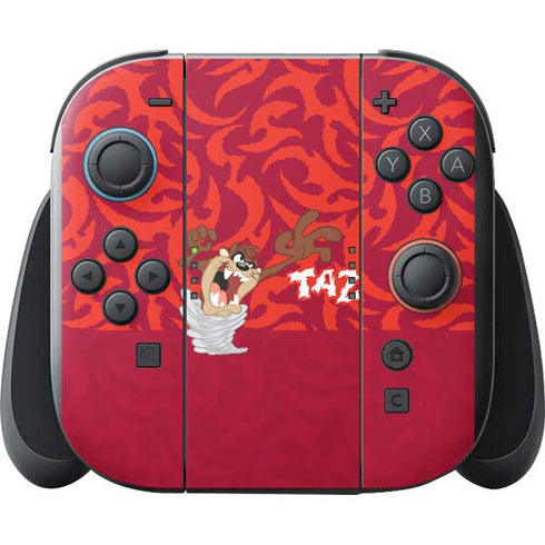 Looney Tunes Tasmanian Devil Swirl Nintendo Switch 2 (2025) with Joy-Con Skin
