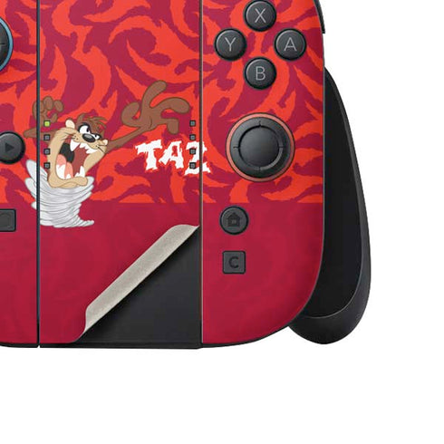 Looney Tunes Tasmanian Devil Swirl Nintendo Switch 2 (2025) Joy-Con Controller Skin