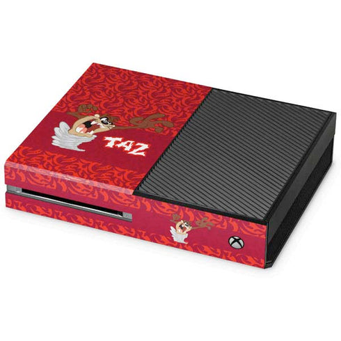 Looney Tunes Tasmanian Devil Swirl Xbox One Console Skin