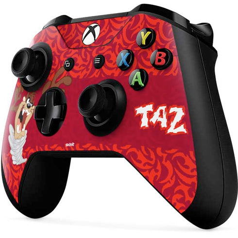 Looney Tunes Tasmanian Devil Swirl Xbox One X Controller Skin