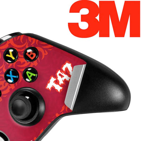 Looney Tunes Tasmanian Devil Swirl Xbox One X Controller Skin