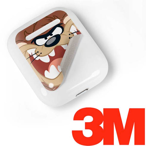 Looney Tunes Tasmanian Devil Up Close Apple AirPods Skin