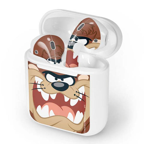 Looney Tunes Tasmanian Devil Up Close Apple AirPods Skin