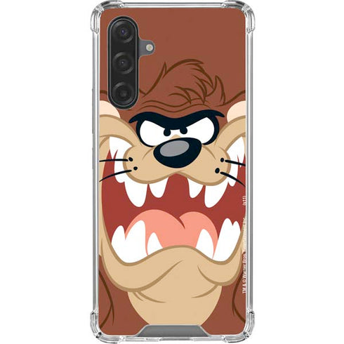 Looney Tunes Tasmanian Devil Up Close Galaxy A17 Clear Case