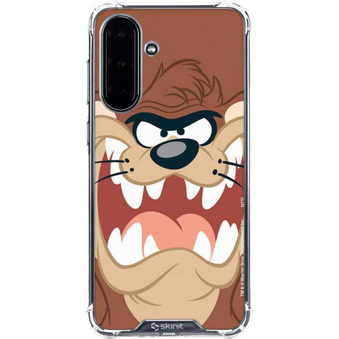 Looney Tunes Tasmanian Devil Up Close Galaxy A36 5G Clear Case