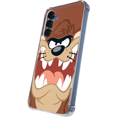 Looney Tunes Tasmanian Devil Up Close Galaxy A55 5G Clear Case