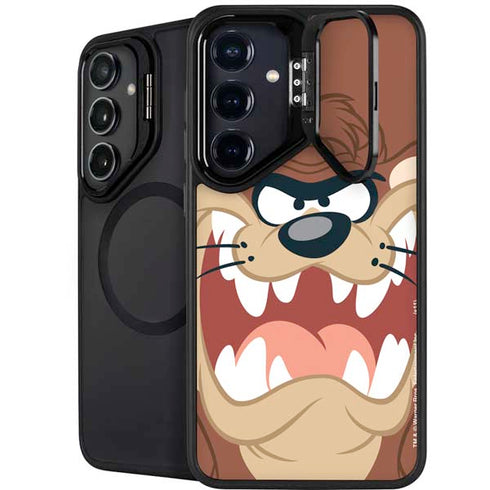 Looney Tunes Tasmanian Devil Up Close Galaxy S25 Kickstand Case