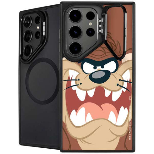 Looney Tunes Tasmanian Devil Up Close Galaxy S25 Ultra Kickstand Case