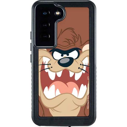 Looney Tunes Tasmanian Devil Up Close Galaxy S24 Waterproof Case