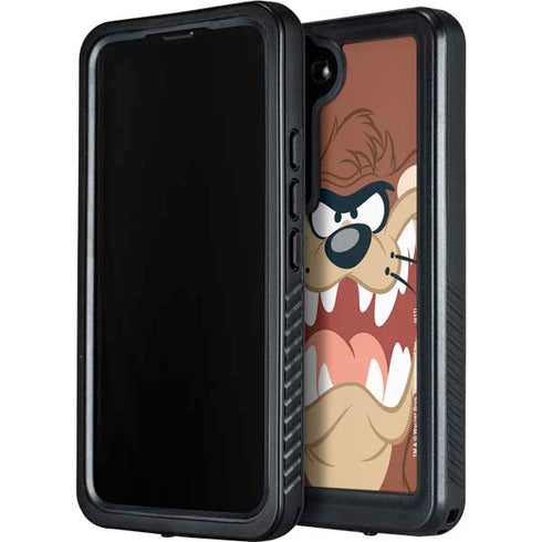 Looney Tunes Tasmanian Devil Up Close Galaxy S24 Waterproof Case