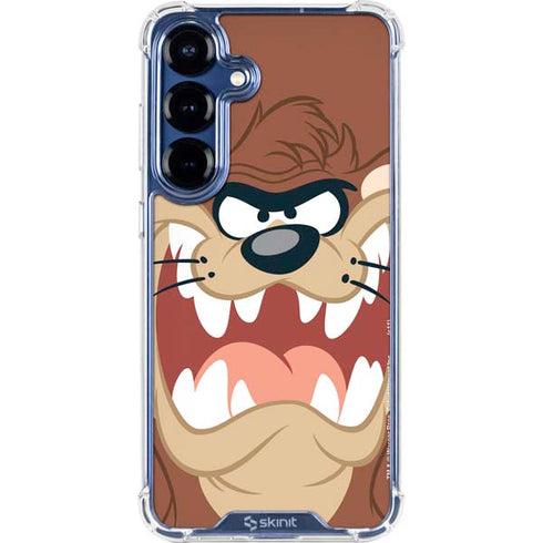 Looney Tunes Tasmanian Devil Up Close Galaxy S25 Clear Case